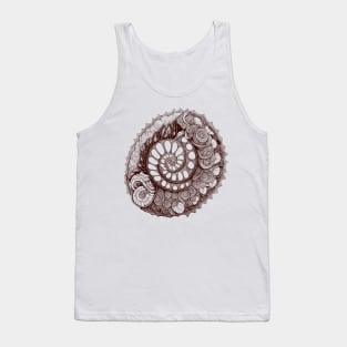 Floral Snail Tank Top